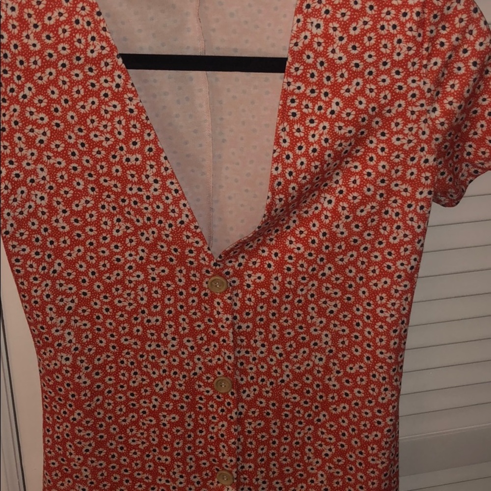 Zara Botton Front Midi Dress - Picture 6 of 8